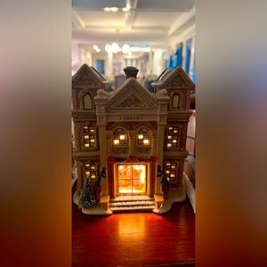 Christmas Village Library